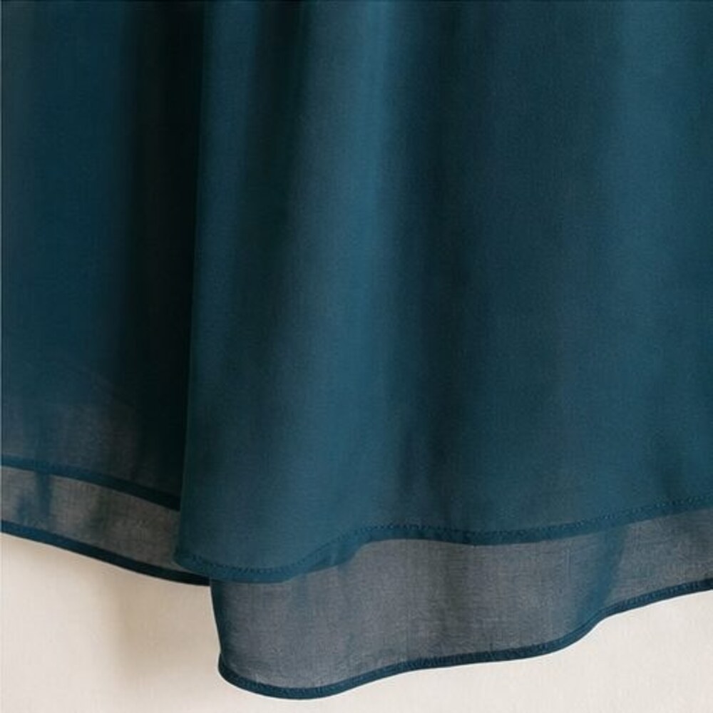 Blue Wrap Blouse - Picture 6 of 6